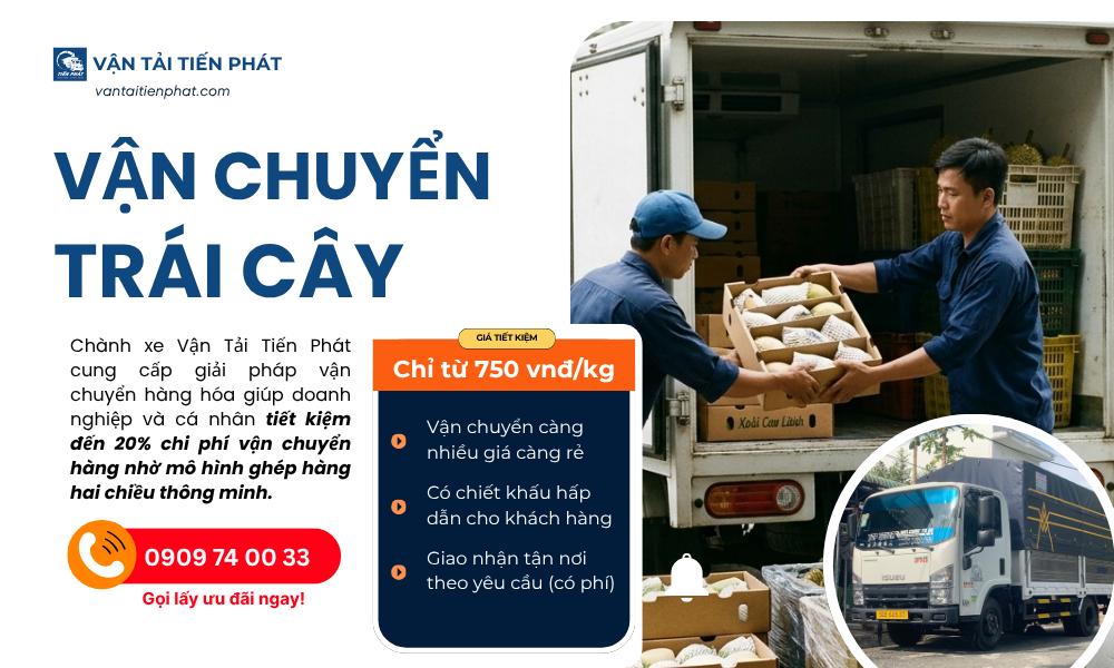 Bảng giá vận chuyển trái cây Cao Lãnh Hồ Chí Minh và các tỉnh miền Tây