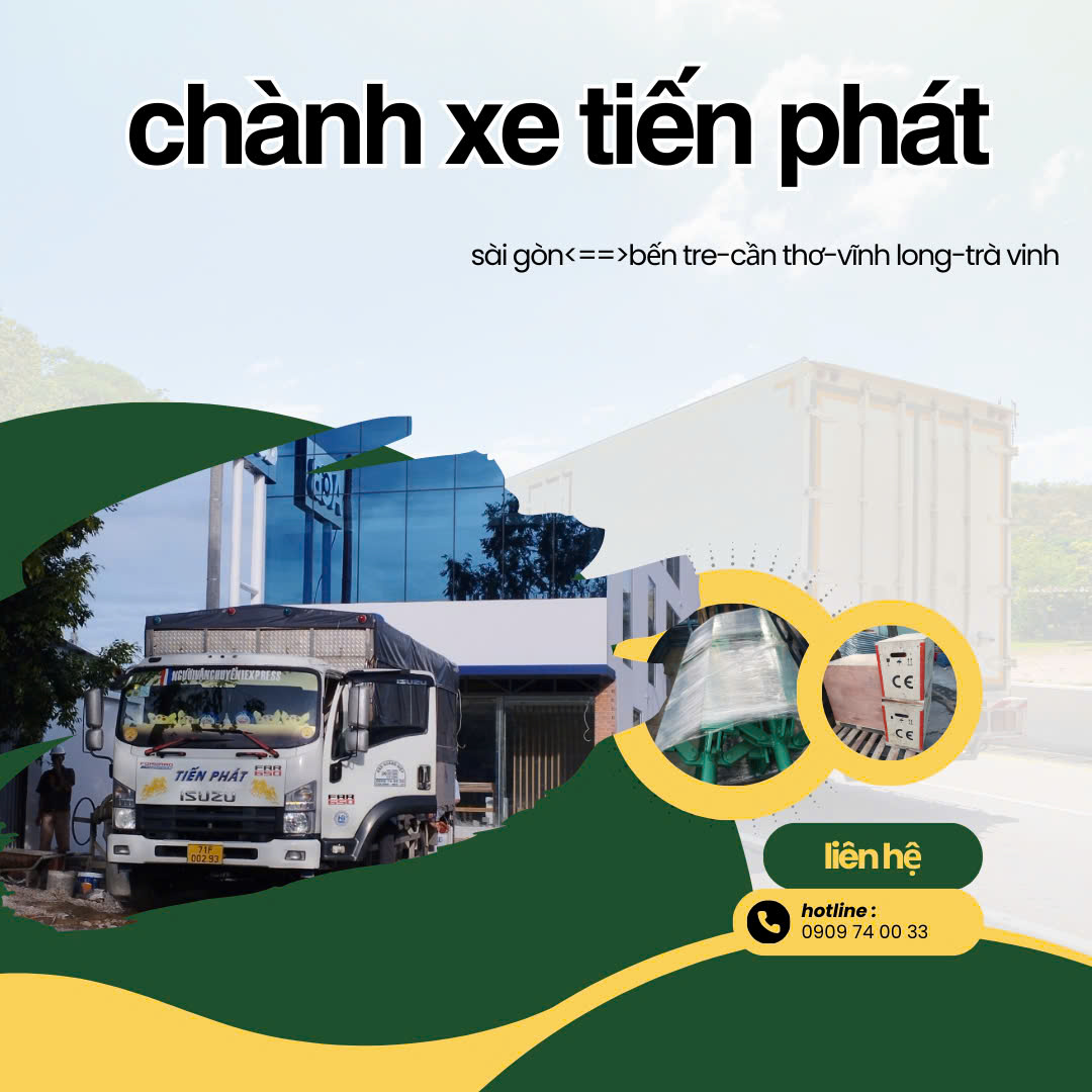 chành xe gửi hàng từ cần thơ đi vĩnh long